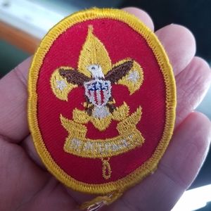 BOY Scouts First Class Rank BSA FLEUR-DE-LIS EAGLE JACKET PATCH Emblem 2.25" OA
